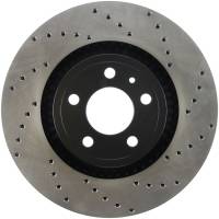 Stoptech - StopTech Sport Cross Drilled Brake Rotor Front Left 128.61114L - Image 1