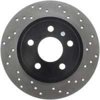 Stoptech - StopTech Sport Cross Drilled Brake Rotor Rear Left 128.62064L - Image 1