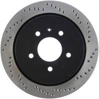 Stoptech - StopTech Sport Cross Drilled Brake Rotor Rear Left 128.62071L - Image 2