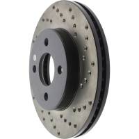 Stoptech - StopTech Sport Cryo Cross Drilled Brake Rotor Front Left 128.62072CL - Image 4