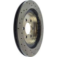 Stoptech - StopTech 92-02 Dodge Viper Drilled Rear Right Cryo Rotor - 128.63037CR - Image 5