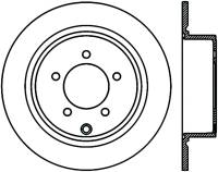 StopTech Sport Cross Drilled Brake Rotor Rear Left 128.63069L