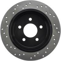 Stoptech - StopTech Sport Cross Drilled Brake Rotor Rear Left 128.65052L - Image 1