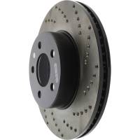 Stoptech - StopTech Sport Cryo Cross Drilled Brake Rotor Front Left 128.65082CL - Image 4