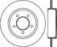 StopTech Sport Cross Drilled Brake Rotor Rear Left 128.65108L