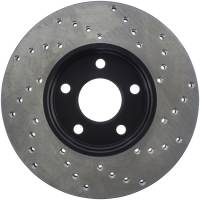 StopTech Sport Cross Drilled Brake Rotor Front Right 128.65132R