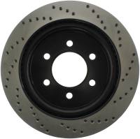 Stoptech - StopTech 2019 Ford Raptor w/ Electronic Parking Brake Sport Cross Drilled Right Rear Rotor - 128.65153R - Image 1