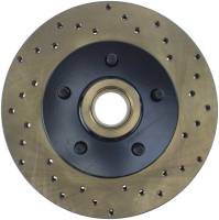 StopTech Sport Cross Drilled Brake Rotor Front Left 128.66000L