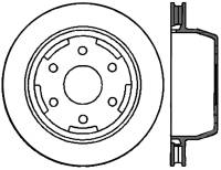 StopTech Sport Cross Drilled Brake Rotor Rear Left 128.66045L