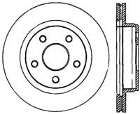 StopTech Drilled Sport Brake Rotor - 128.67053R