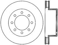 StopTech Drilled Sport Brake Rotor - 128.67061R