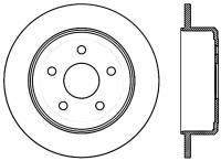 StopTech 12 Jeep Wrangler Rubicon Drilled Left Rear Rotor - 128.67067L