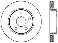 StopTech 07-13 Jeep Wrangler Drilled Left Front Rotor - 128.67068L