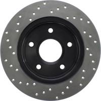 Stoptech - StopTech Sport Cryo Cross Drilled Brake Rotor; Rear Left - Image 2