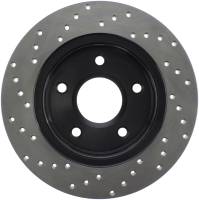 Stoptech - StopTech Sport Cross Drilled Brake Rotor; Rear Left - Image 2