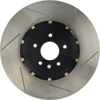Stoptech - StopTech 09-11 Nissan GT-R Front Left Slotted Bare Iron 380x34mm Aero-Rotor Kit - 129.42104.13 - Image 1