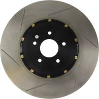 Stoptech - StopTech 09-11 Nissan GT-R Front Right Slotted Bare Iron 380x34mm Aero-Rotor Kit - 129.42104.14 - Image 1