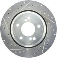 Stoptech - StopTech Select Sport Drilled and Slotted Brake Rotor; Rear Left - Image 1