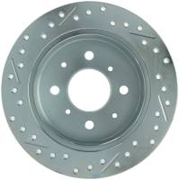 Stoptech - StopTech Select Sport Drilled and Slotted Brake Rotor Rear Left 227.40017L - Image 2