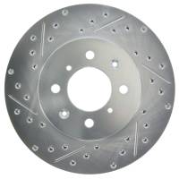 Stoptech - StopTech Select Sport 90-01 Acura Integra (exc. Type R) Slotted and Drilled Right Front Rotor - 227.40021R - Image 1