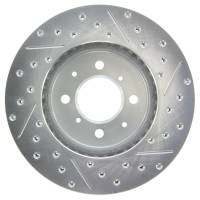 Stoptech - StopTech Select Sport 90-01 Acura Integra (exc. Type R) Slotted and Drilled Right Front Rotor - 227.40021R - Image 2