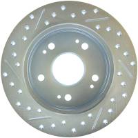 Stoptech - StopTech Select Sport 06-15 Honda Civic Si Slotted and Drilled Left Rear Rotor - 227.40040L - Image 2