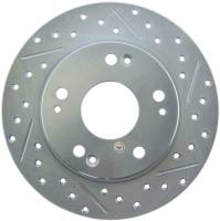 StopTech Select Sport Drilled and Slotted Brake Rotor Rear Left 227.40055L