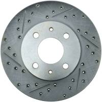 StopTech Select Sport Drilled and Slotted Brake Rotor Front Right 227.42061R