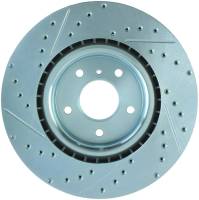 Stoptech - StopTech Select Sport Drilled and Slotted Brake Rotor Front Left 227.42076L - Image 2