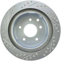 Stoptech - StopTech Select Sport Nissan Slotted and Drilled Left Rear Rotor - 227.42077L - Image 2