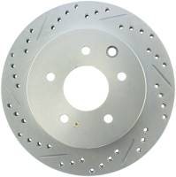 Stoptech - StopTech Select Sport Nissan Slotted and Drilled Right Rear Rotor - 227.42077R - Image 1