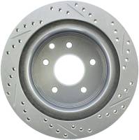 Stoptech - StopTech Select Sport Nissan Slotted and Drilled Right Rear Rotor - 227.42077R - Image 2