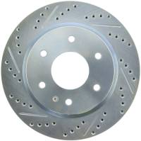 StopTech Select Sport Drilled and Slotted Brake Rotor Front Right 227.42090R