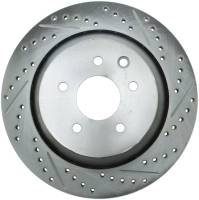 StopTech Select Sport Drilled and Slotted Brake Rotor Rear Left 227.42093L