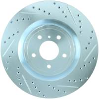 Stoptech - StopTech Select Sport Sport Nissan Slotted and Drilled Front Left Rotor - 227.42100L - Image 1