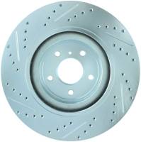 Stoptech - StopTech Select Sport Sport Nissan Slotted and Drilled Front Left Rotor - 227.42100L - Image 2