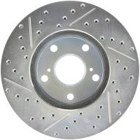 Stoptech - StopTech Select Sport Drilled and Slotted Brake Rotor Front Left 227.44079L - Image 2