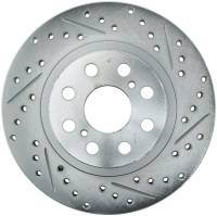 StopTech Select Sport Drilled and Slotted Brake Rotor Front Left 227.44120L