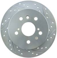 StopTech Select Sport Drilled and Slotted Brake Rotor Rear Left 227.44144L