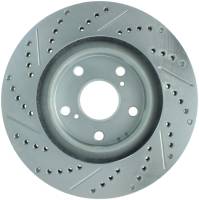 Stoptech - StopTech Select Sport 11-16 Toyota Avalon/ 11-17 Camry SportStop Slotted & Drilled Left Front Rotor - 227.44146L - Image 2