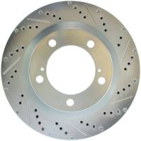 Stoptech - StopTech Select Sport 07-17 Toyota Tundra Sport Slotted & Drilled Front Left Rotor - 227.44156L - Image 1