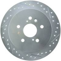 StopTech Select Sport Drilled and Slotted Brake Rotor Rear Left 227.44159L