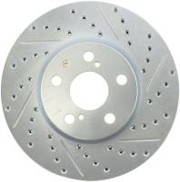 Stoptech - StopTech Select Sport Drilled and Slotted Brake Rotor Front Left 227.44160L - Image 1