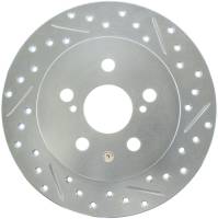 StopTech Select Sport Drilled and Slotted Brake Rotor Rear Left 227.44165L