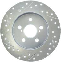 Stoptech - StopTech Select Sport Drilled and Slotted Brake Rotor Rear Left 227.44165L - Image 2