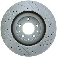 Stoptech - StopTech Select Sport Drilled and Slotted Brake Rotor; Front Right - Image 2