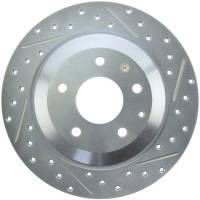 StopTech Select Sport Drilled and Slotted Brake Rotor Rear Left 227.45083L
