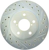 Stoptech - StopTech Select Sport Drilled and Slotted Brake Rotor Front Left 227.47010L - Image 1