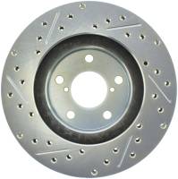 Stoptech - StopTech Select Sport Drilled and Slotted Brake Rotor Front Left 227.47010L - Image 2