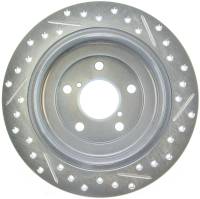 Stoptech - StopTech Select Sport 98-08 Subaru Forester Slotted and Drilled Right Rear Rotor - 227.47011R - Image 2
